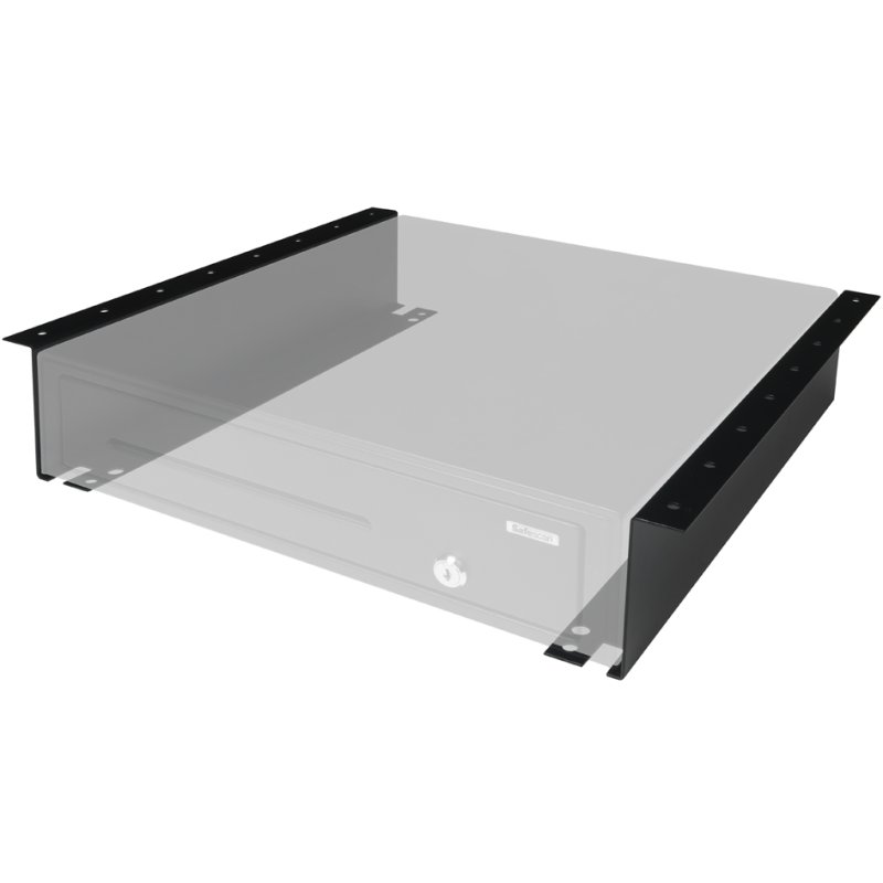 Safescan support de montage 4141B, noir, acier, 410×100×71 mm